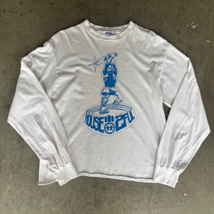 90's HANES BEEFY HOUSE 2FUL L/S TEE (20.5x23.5)