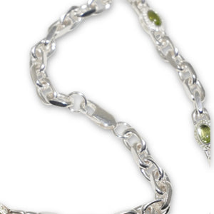 925 SILVER PERIDOT NECKLACE