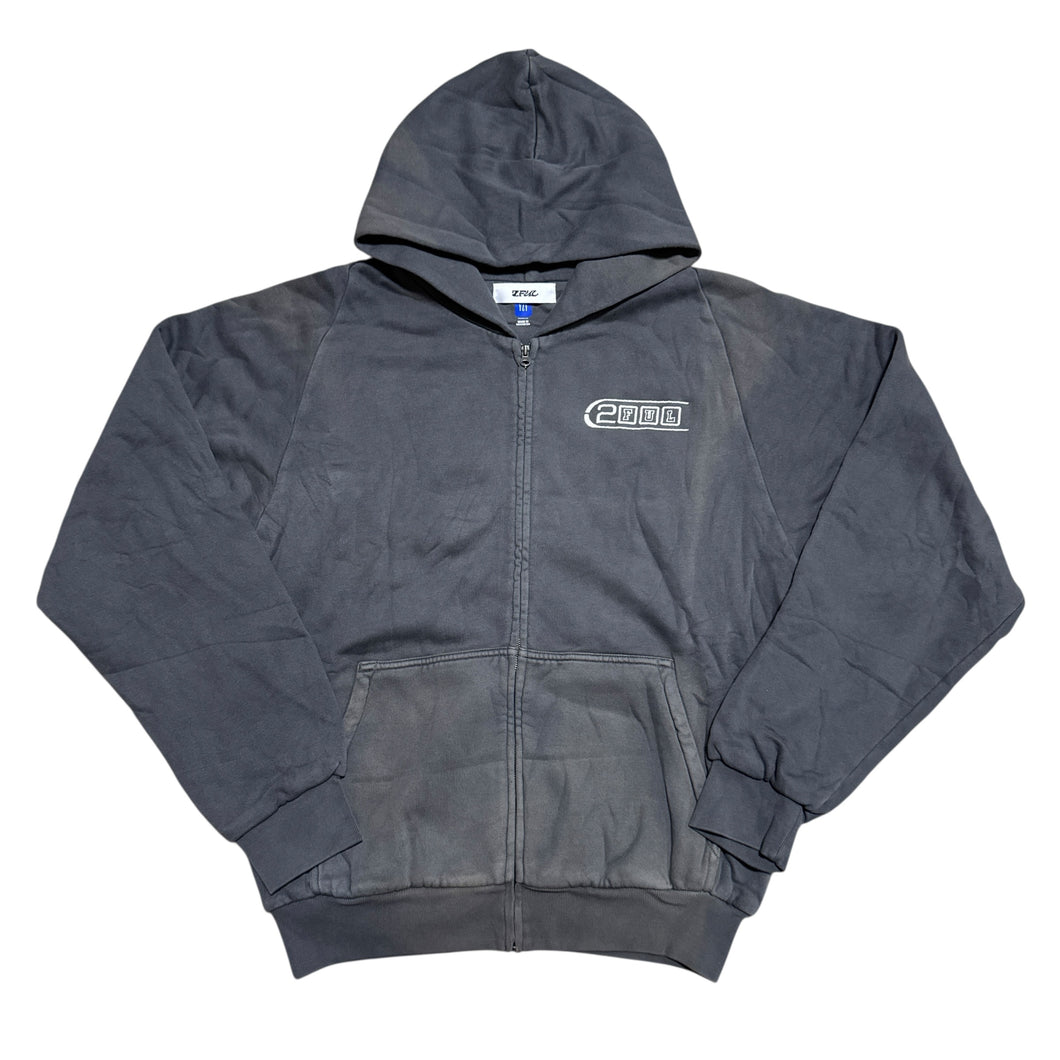 2MAN ZIP UP HOODIE (MEDIUM)