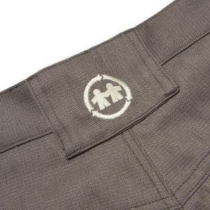 WIDE LEG PADDED PANTS (CAFE GREY)