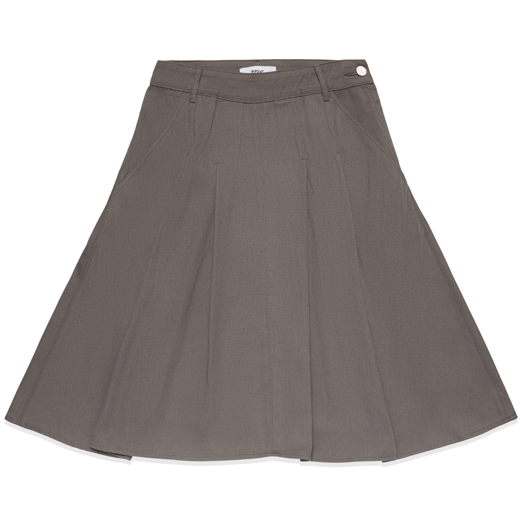 今年も話題の MIDI WIDE PLEATED SKIRT (CAFE GREY) – 2ful スカート