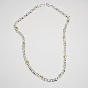 925 SILVER PERIDOT NECKLACE