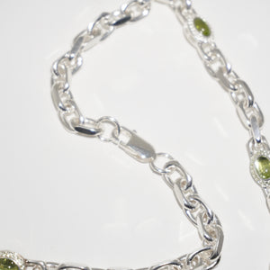 925 SILVER PERIDOT NECKLACE