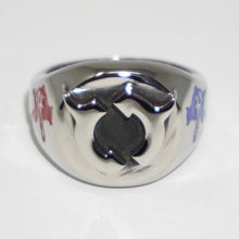 Load image into Gallery viewer, GEMINI RIGHTS SIGNET RING (ENAMEL)
