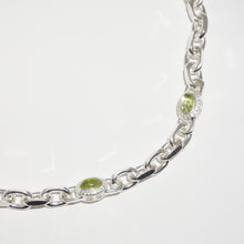 Load image into Gallery viewer, 925 SILVER PERIDOT NECKLACE
