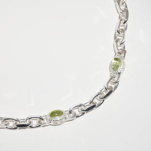 925 SILVER PERIDOT NECKLACE