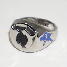 Load image into Gallery viewer, GEMINI RIGHTS SIGNET RING (ENAMEL)
