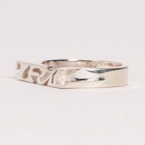 925 SILVER NAMEPLATE RING