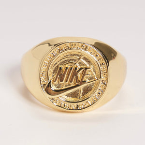 925 GOLD N1KE SIGNET RING