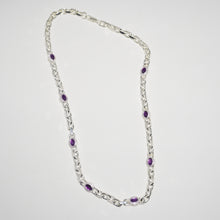 Load image into Gallery viewer, 925 SILVER AMETHYST NECKLACE
